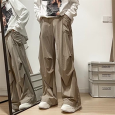休闲裤男韩版潮流大口袋个性个高街帅2024秋冬季ins长裤K4407-P36，男装休闲裤，星座412-2