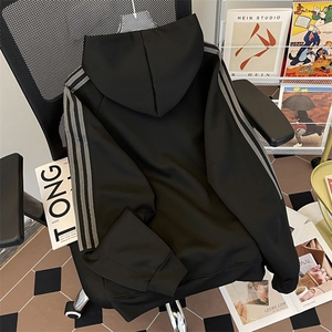 2024卫衣重磅外套美式高街宽松连帽衣服WY163-P48