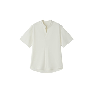 夏男立领纯色衬衫男休闲宽松休闲衬衣轻熟风A236-82599-P55图片
