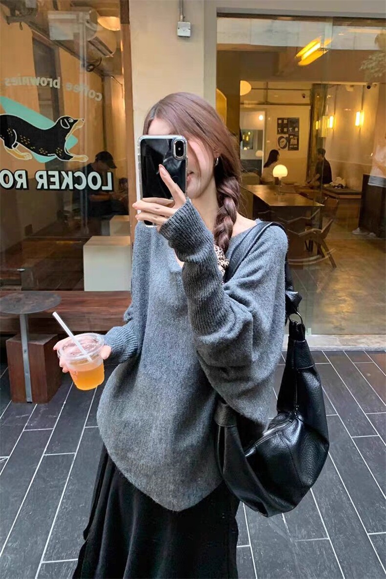女士秋冬羊毛衫羊毛不规则简约时尚,女装羊毛衫,莺澜羊绒