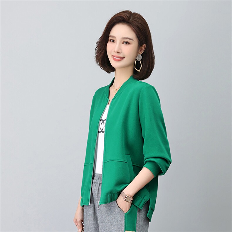 时尚休闲女装短外套显瘦百搭小开叉上衣,女装短外套,依恋蒂丝