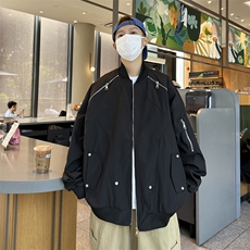 秋冬棒球立领夹克衫工装拉链休闲外套JK2315P65，男装夹克，星座1013-1