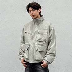 美式新款冬多口袋户外机能休闲棉衣外套A436-W995-P95138，男装棉衣，电商A436