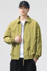 2025款时尚有型两面穿翻领休闲夹克F0953-P105控199，男装夹克，电商D215