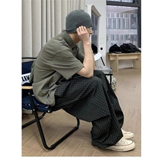 潮流简约气质流行休闲长裤文艺时尚慵懒百搭ins原宿无品牌新款，男装休闲裤，星座218-1（原230）