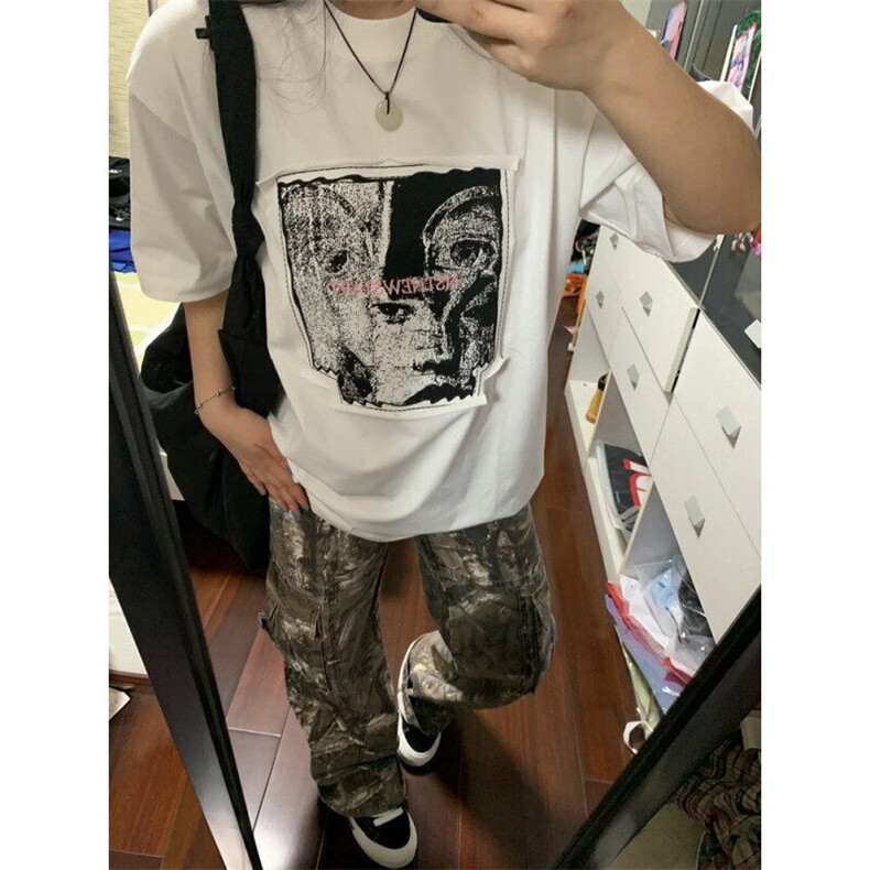 刺绣贴布纯棉230克短袖ZX0229-P33图片