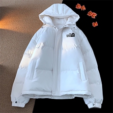 棉衣男冬新款港风连帽宽松面包服羽绒棉学生棉服MF300-P69(现货，男装棉衣，星座214-3
