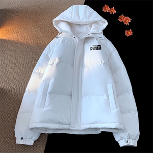 棉衣男冬新款港风连帽宽松面包服羽绒棉学生棉服MF300-P69(现货图片