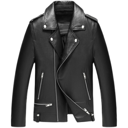 BL-DK7132海宁皮衣男绵羊皮夹克外套韩版修身商务男装P750，男装皮衣，电商B360