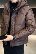 M-4XLB3533436P195红2025标年连帽冬季男士羽绒服加厚外套，男装羽绒服，电商B353