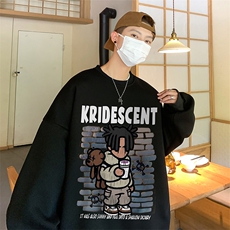 直播360克重磅美式印花卫衣Y207特P28同步供应华棉品质P38特，男装卫衣，电商A486