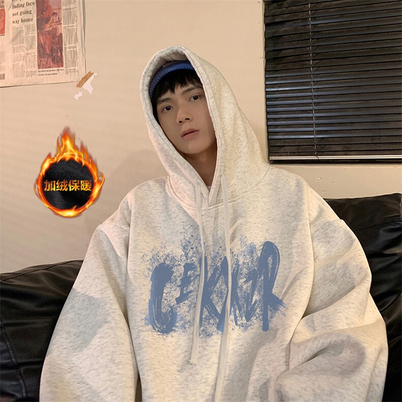 抖音供货、复合重磅加绒现货连帽卫衣宽松D223A-JR-WY2369-特P40,男装卫衣,电商019-1