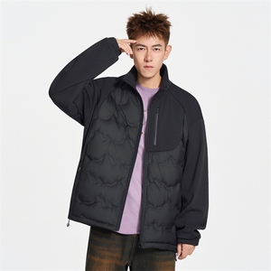 冬季美式开衫立领拼接轻薄羽绒服90白鸭绒 XZ309 Y95659  P115图片