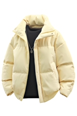 冬季clean纯色棉服潮流中性加厚短款棉衣HZ8816-特P68不议价，男装棉衣，星座610B-1