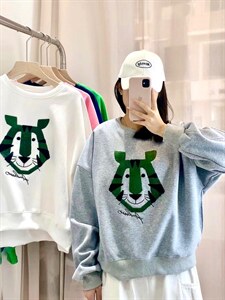 可爱的毛巾绣小老虎卫衣，女装卫衣/绒衫，著朴