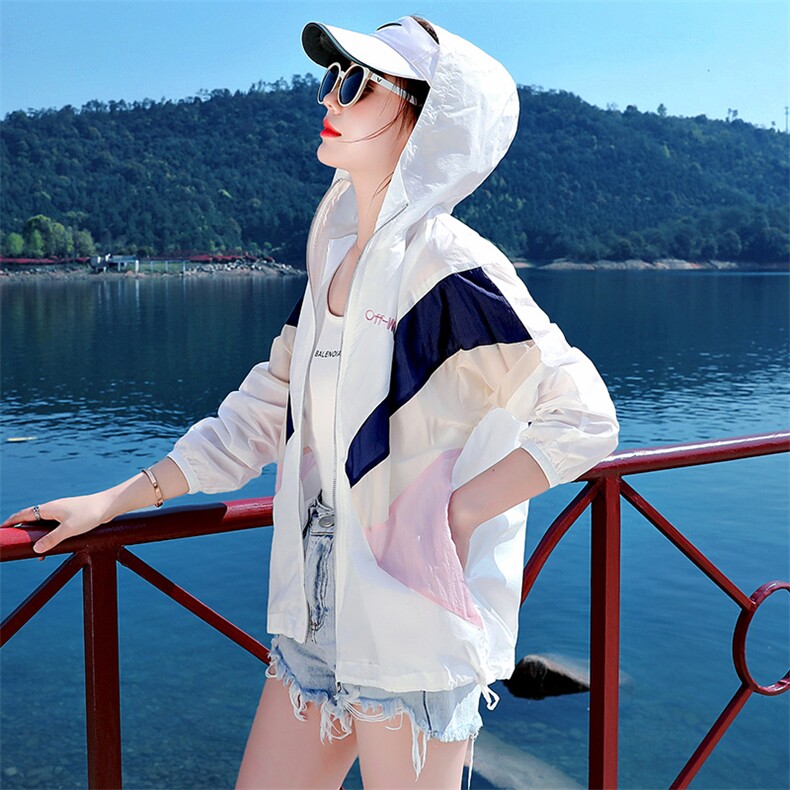 防晒衣女夏2022年新款女款夏季薄款外套户外透气百搭防晒服衫,女装防晒衣,浙宝281