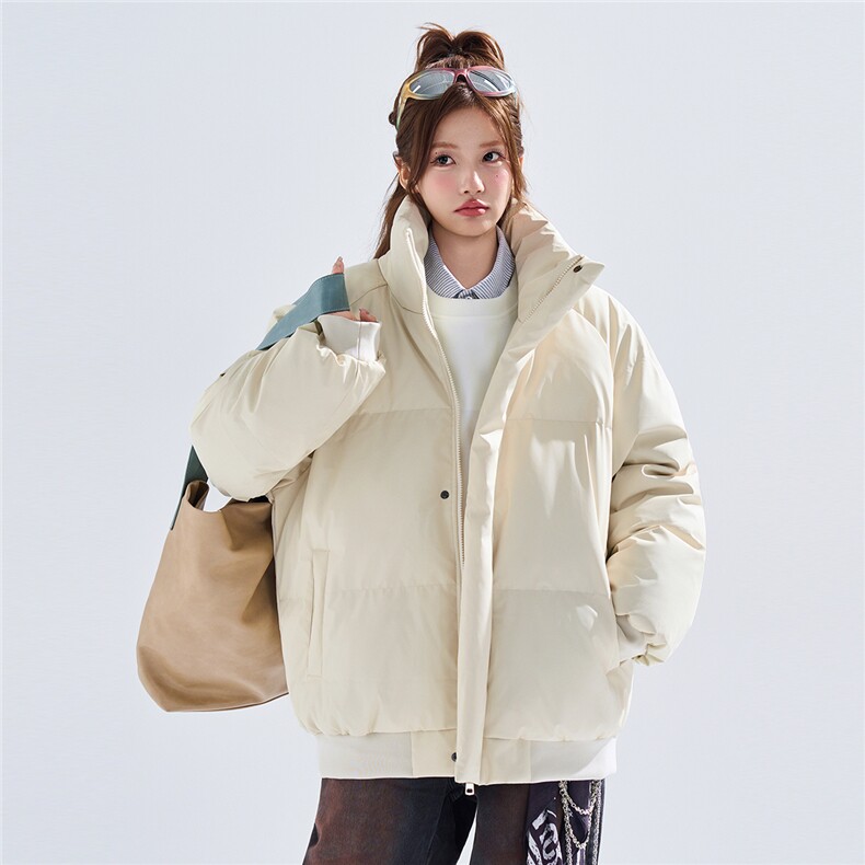 新款冬季羽绒立领PU皮棉服棉袄韩版宽松外套A436-2522-P80,男装棉衣,电商A436