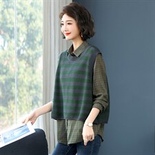 2023春装新款经典高雅舒适宽松显瘦潮流简约时尚衬衫，女装衬衫，丽影随形