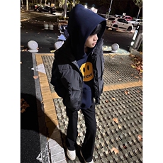 现货5W件冬季三防硬挺boxy短款立领棉衣马夹外套加厚马甲保暖棉服，男装棉衣，电商A486-1