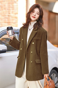 高品质！短款毛呢羽绒服女洋气2024年冬季新款高级感保暖显瘦90绒图片