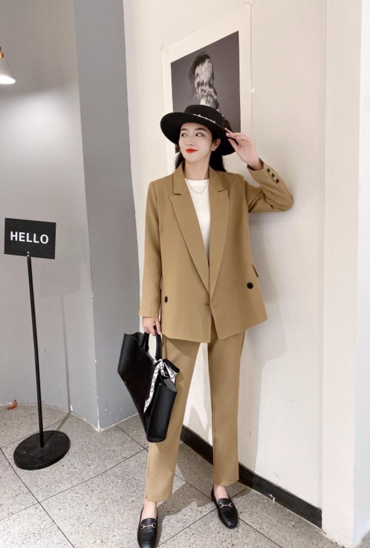 2021秋冬流行套装,女装职业装,米娜·丹怡