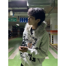 加绒#原版做法毛领+口袋拉链【纯棉华棉】宽松外套B110-P68，女装短外套，星座910-1