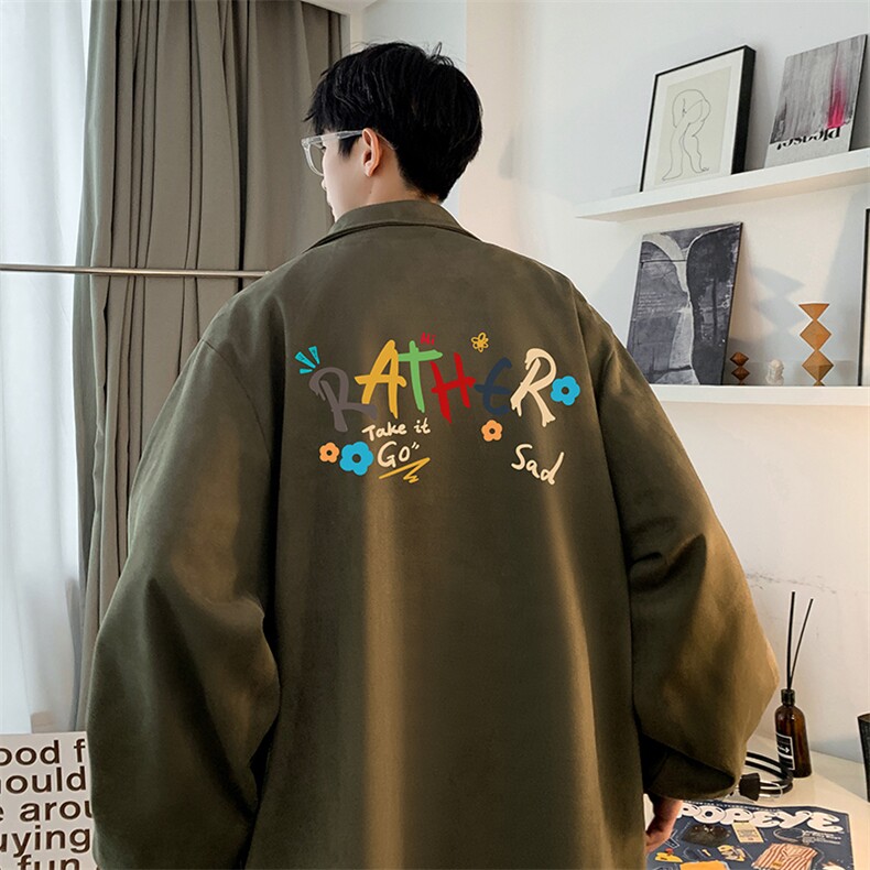 麂皮绒夹克男大码立领褂子外套JK85301-P68加绒款-P78,男装夹克,电商A040