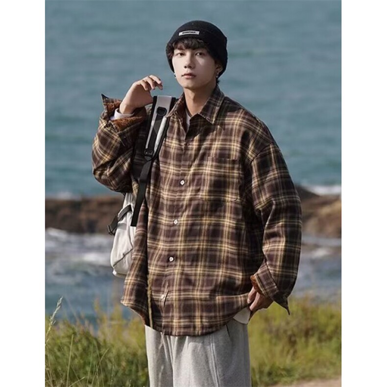 简约慵懒流行百搭新款时尚ins原宿长袖衬衫日系气质文艺CS533,男装衬衫,星座1116A（原606A-3）