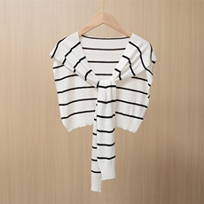 时尚明星同款条纹披肩百搭显瘦柔软舒适，披肩，唯若美羊绒