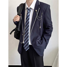 DK制服男装西装JK西服英伦学院风外套情侣装证件照服装班服外套，男装西服，星座410-7