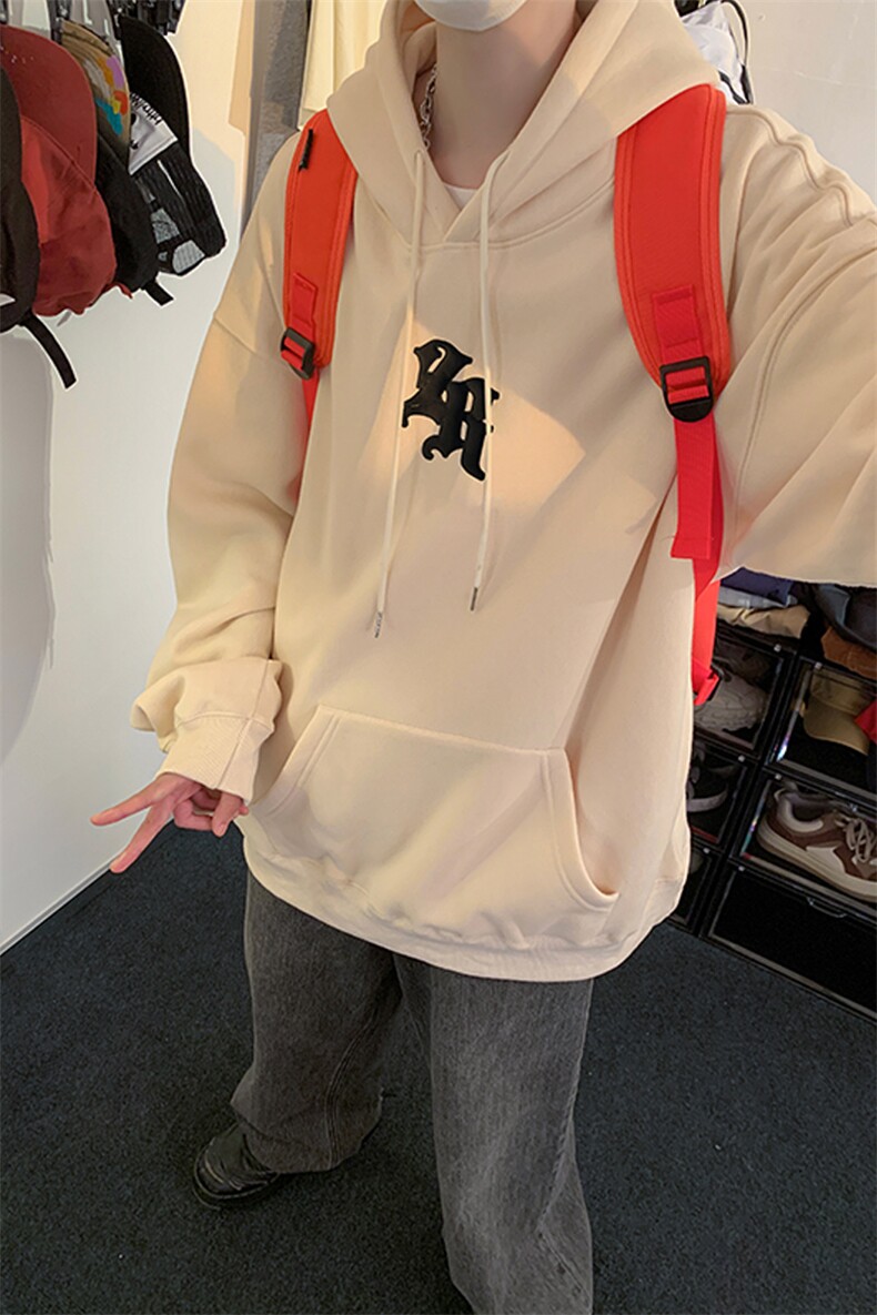 ！发泡印花！连帽圆领卫衣男装港风帽衫男LM119-P35,男装卫衣,电商B367