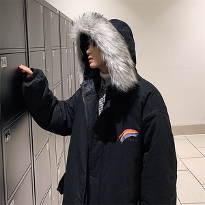 MM48064-P130 冬季大毛领棉衣男士大码加厚棉袄男棉服图片