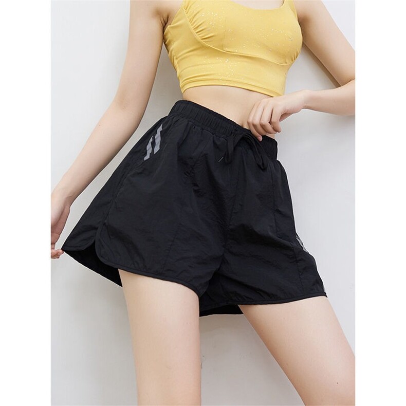 多巴胺穿搭运动短裤女防走光瑜伽裤跑步休闲夏季薄款外穿速干裤透，女装休闲裤，星座1210-1