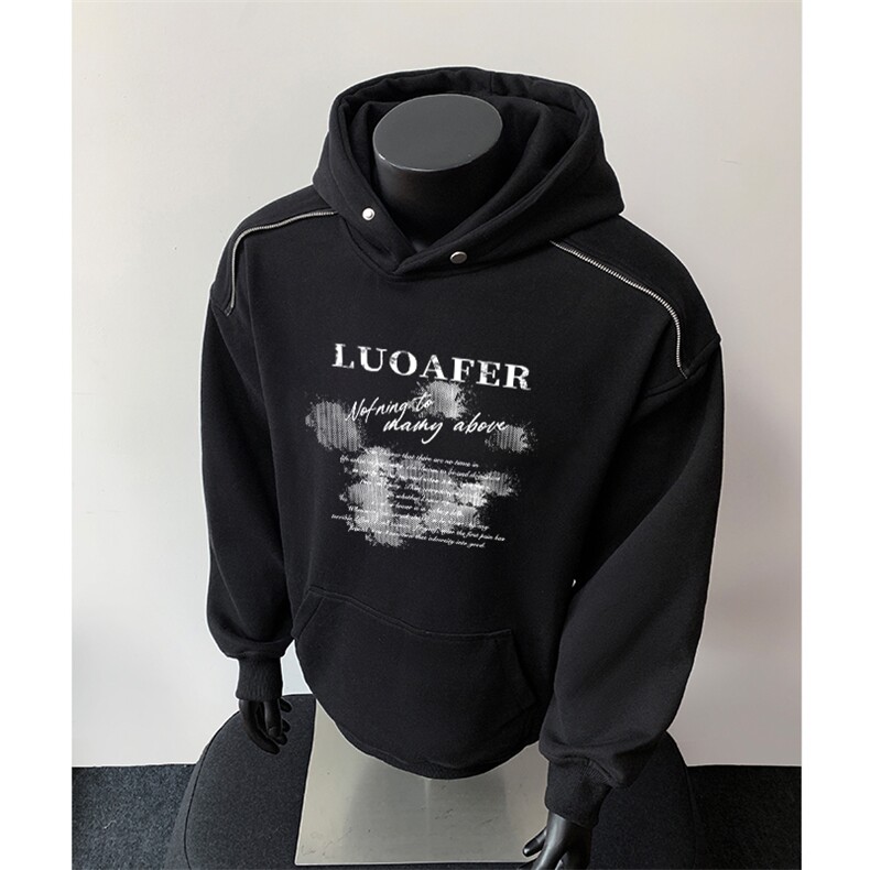 360克重磅图拉链华棉连帽卫衣【有货】C403A-WY25241LLJR-P85,男装卫衣,电商C403A