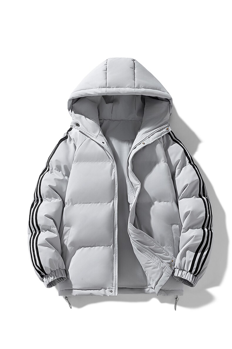 冬季潮流条纹五防立领加绒加厚棉衣情侣撞色棉服外套MY8899-p78,男装棉衣,星座610B-1