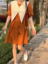 夏季华夫格披肩两件套裙，其它，迎盈柳韵