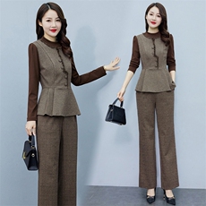 现货-新款】春装新款两件套2024年时尚洋气显瘦气质女士套装，女装套装/套裙，仁梯