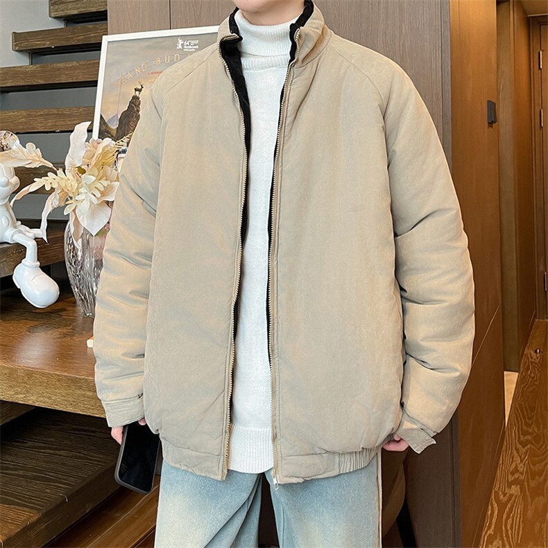 棉服男士韩版潮流文艺帅气百搭保暖2024冬季ins棉衣外套MZ281-P80,男装棉衣,星座412-3