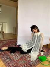 白色蕾丝罩衫，其它，WAN QING万青