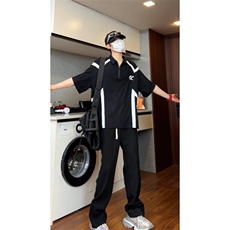 抖音品质！重磅夏季美式冰感POLO衫男潮流宽松短袖XP2405-P45控68，男装Polo衫，电商B370