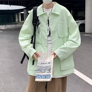 青春流行男夹克文艺潮外套薄款防晒衣 P40图片