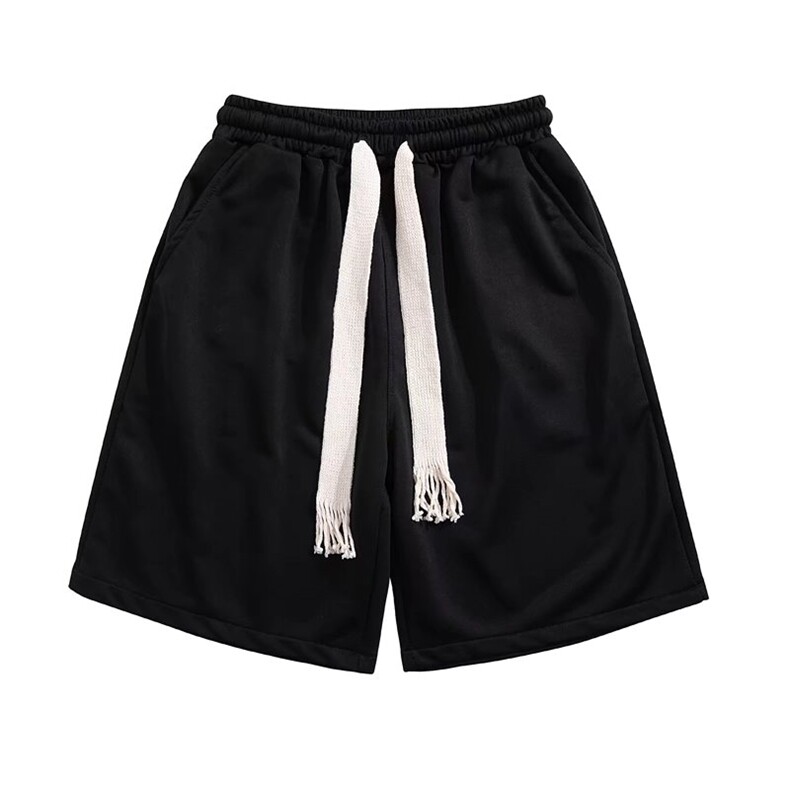 潮牌简约编织抽绳运动短裤男ins夏季宽松休闲情侣五分裤DK6802-25,男装休闲裤,星座1008