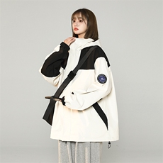 秋季男女同款外套男装宽松连帽工装夹克新款潮流A266-JK9236-P80，男装夹克，电商A266