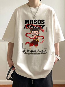T810宽松短袖T恤男夏季2025新款半袖港风chic潮牌男生体恤衫图片
