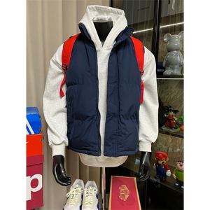 现货5W件冬季三防硬挺boxy短款立领棉衣马夹外套加厚马甲保暖棉服图片