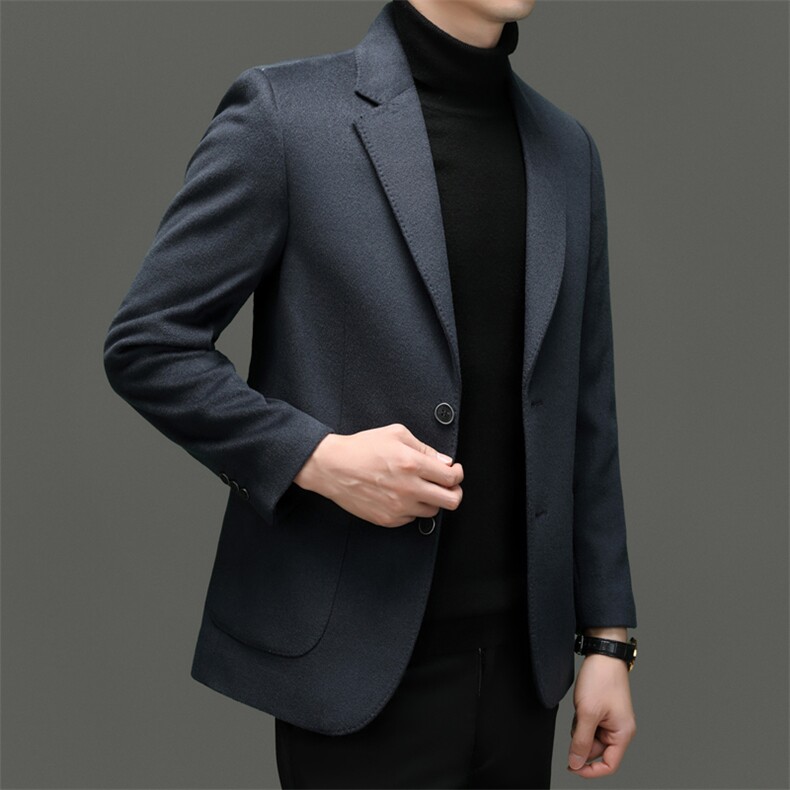 AE819秋冬新款羊毛精品轻奢高端男士西装休闲西服欧货高品,男装西服,钱塘207-3