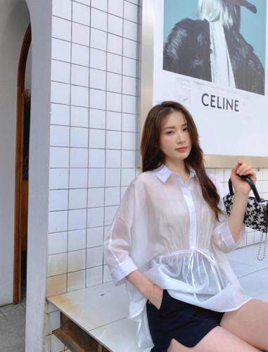 夏季新款，天丝小衫，女装，欧佩琳
