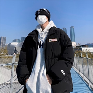 美式字母面包服棉服女冬潮牌街头宽松情侣棉衣外套MF093-P88图片