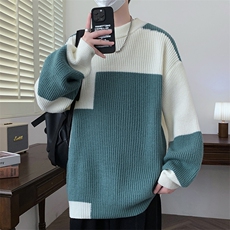 【新品】2025秋冬男士时尚休闲百搭针织毛衣潮流-M5105-P45，男装针织衫/毛衣，星座1105-1