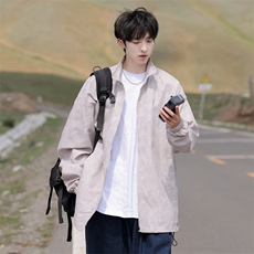 BL0062-P55秋季新款cityboy美式复古翻领宽松夹克外套，男装夹克，星座109